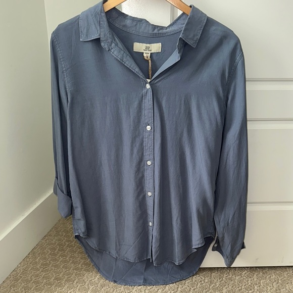 Thread & Supply Tops - Women’s Blue Button Up  Shirt